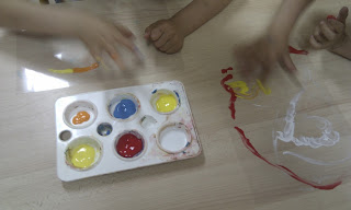 Pintura sobre acetato