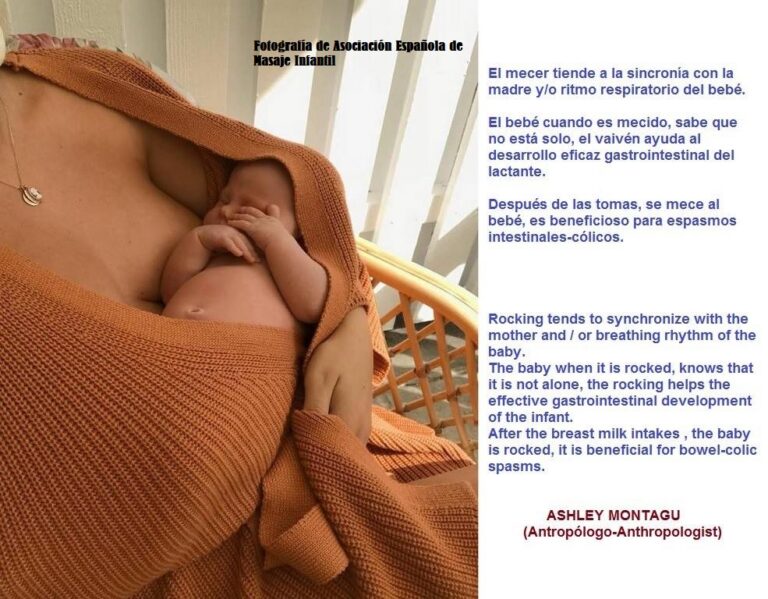 Mecer a tu bebé: beneficio afectivo y desarrollo del sentido vestibular.